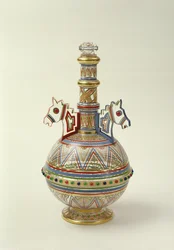 Decantador de la Fábrica Imperial de Vidrio, c.1870-73